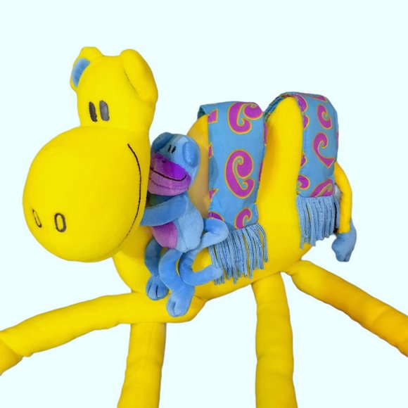 2001 Happy House Camel & Monkey Long Limbs Plush - Picture 3 of 8